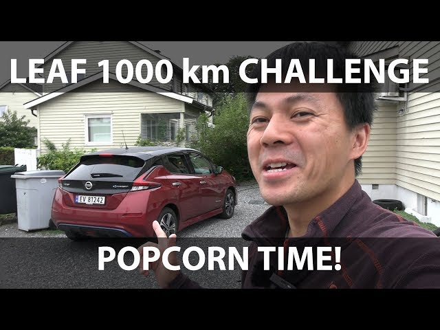 Nissan Leaf 62 kWh 1000 km challenge
