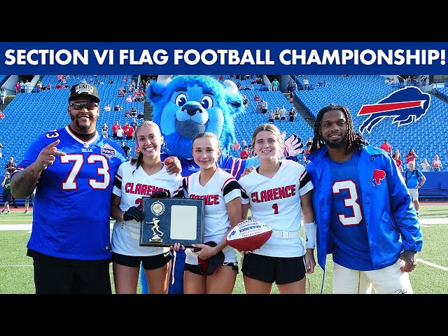 Buffalo Bills Host Section VI Girls Flag Football Championship!