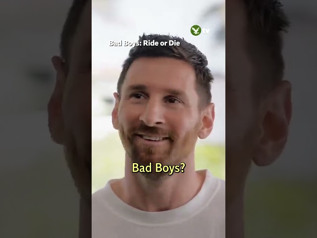 Messi speaks English during Bad Boys promo video #shorts #football #viral