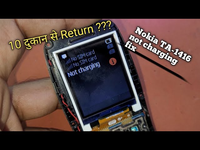 Nokia Ta-1416 (105 2023 ) Not charging problem solution | not charging fix 2023