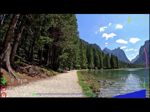 20 minute Fat Burning Indoor Cycling Workout Dolomites 4K Video