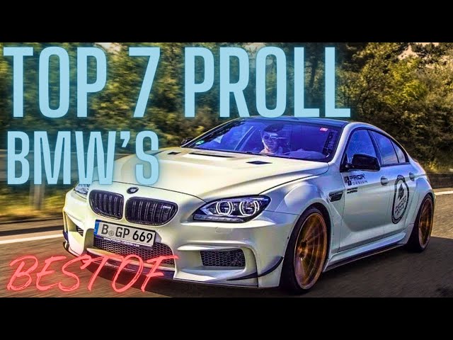 Die 7 BESTEN Proll-BMW's! | Best of G Performance