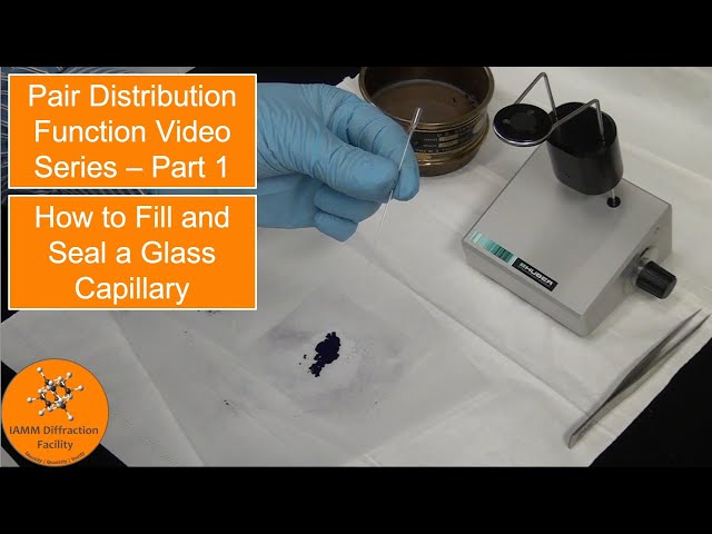 Filling and Sealing a Glass Capillary - Pair Distribution Function - Part 1