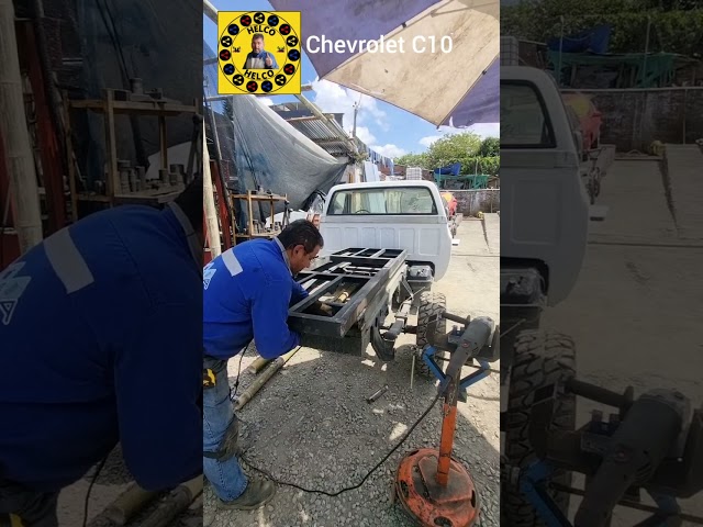 fabricando sobrechasis volco chevrolet C-10