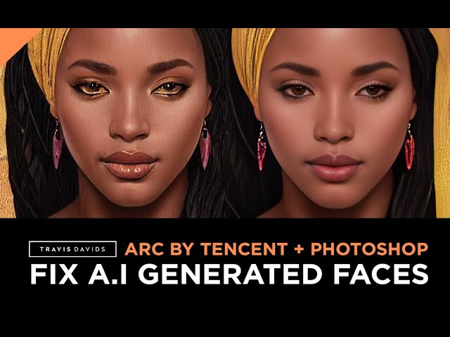 Fix A.I Generated Faces Using Arc By Tencent And Photoshop