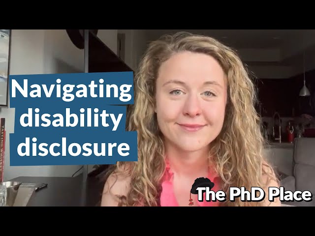 Tips for navigating disability disclosure in the PhD application process