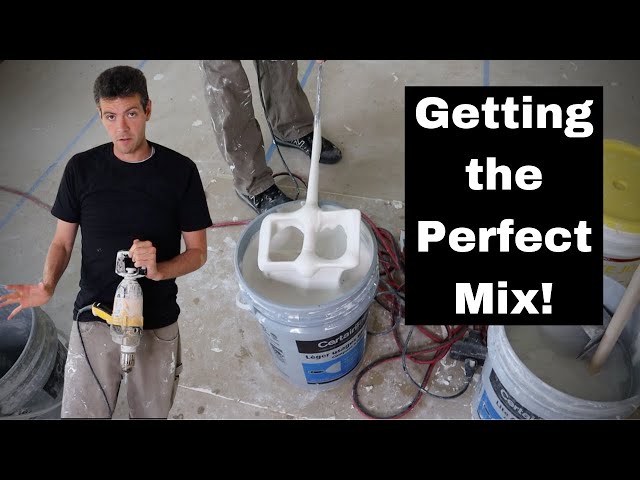 How to Mix Drywall Mud PROPERLY!!!