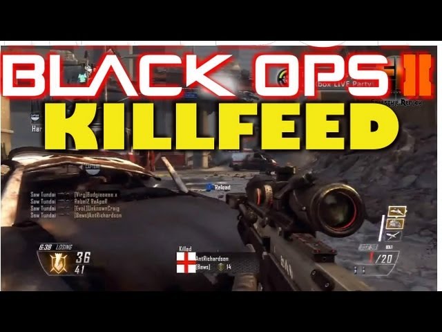 Black ops 2 killfeed | Awesome