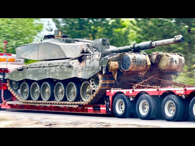 More Challenger 2 tanks deploy to Europe!
