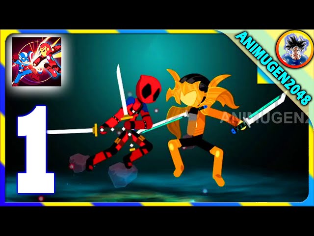 STICKMAN SUPERHERO - Super Stick Heroes Fight | Gameplay Walkthrough Part 1 | Animugen2048