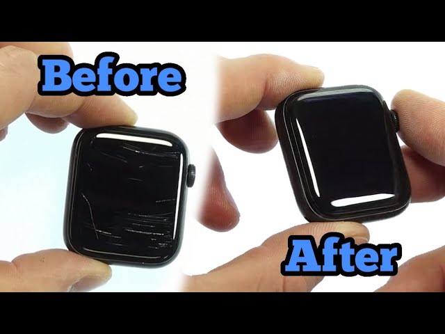Remove Apple Watch Scratches Yourself - No Screen Replacement - Latest Application - Zcratch UV