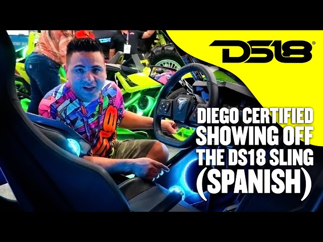 DS18   Diego Certified showing off the DS18 SLING (Spanish)