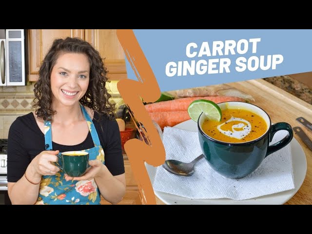Microbiome Boosting Carrot Ginger Soup | Low FODMAP Recipes | GF/DF/NF | Grit and Groceries