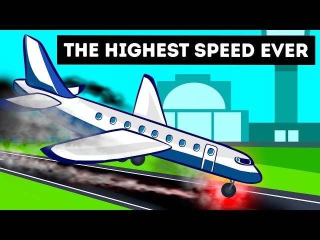 A Plane That Landed with Extremely Speed Ever