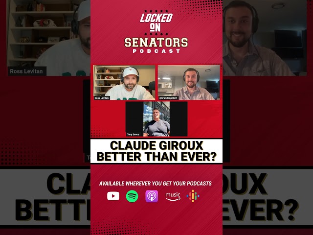 Over/Under 79.5 points for Claude Giroux in 2023-24??? 🤔 #Sens #NHL #Podcast