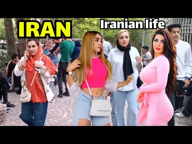 IRAN 🇮🇷 walking in the city of Shiraz, the life style of today's people (بلوار ارم )