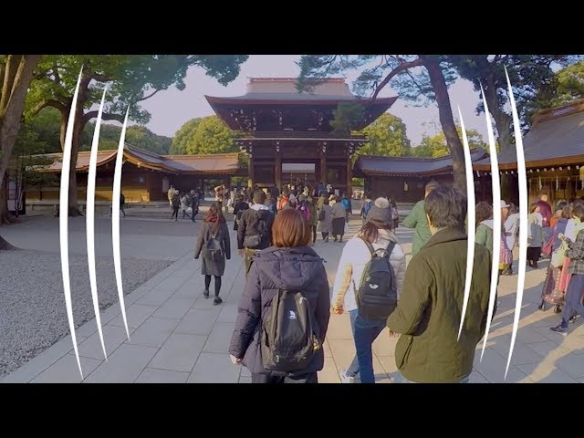 The Meiji Shrine Shibuya, Japan (BINAURAL AUDIO IMMERSION) -  The Sound Traveler