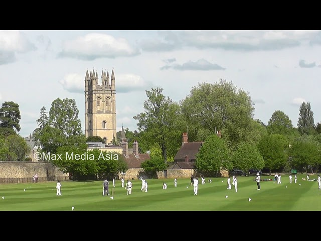 Oxford University Part 5 Magdalen College School boys students Cricket Match Grounds Sports Pitch