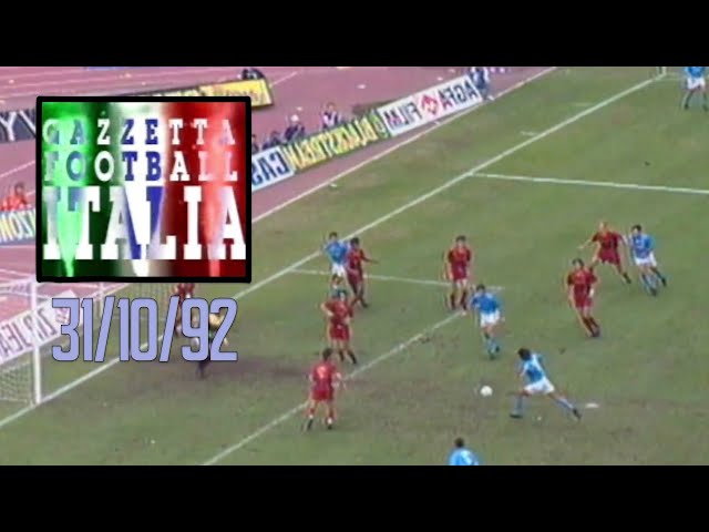 FULL Episode Highlights - NAPOLI v ROMA 31st October 1992 | Gazzetta Football Italia Rewind