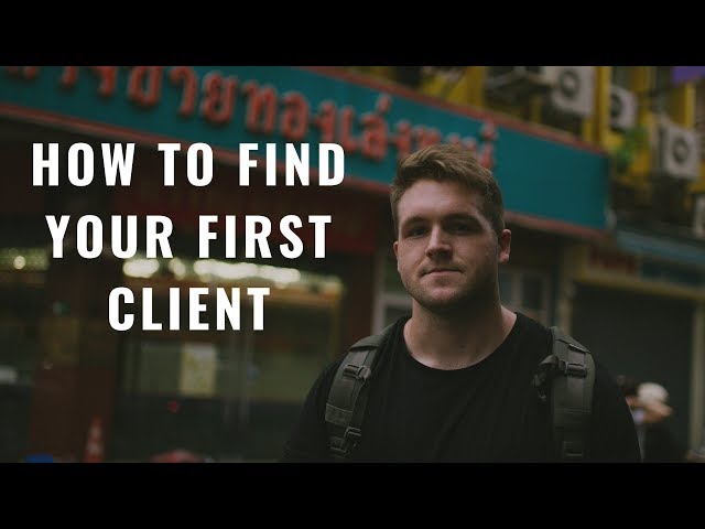 How to find your first photography client!