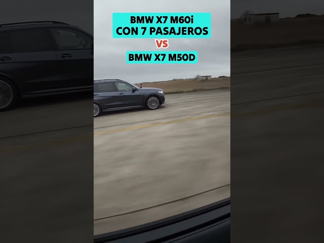 ¡BMW X7 M60i con 7 pasajeros vs BMW X7 M50d!