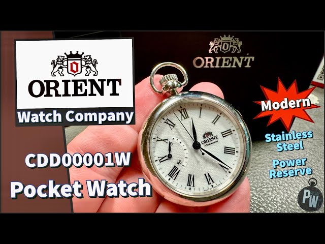 My First Orient Watch : The Other Half of SEIKO — Model CDD00001W — A Modern Pocket Watch — Unboxing