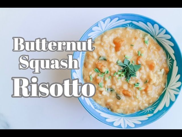 Creamy Butternut Squash and Sage Risotto (RESTAURANT-STYLE)