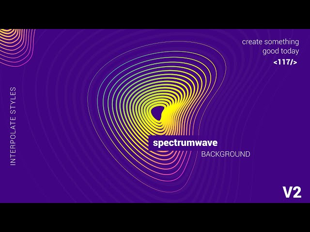 Inkscape Tutorial : Abstract Dynamic Wave Line Ripple Background