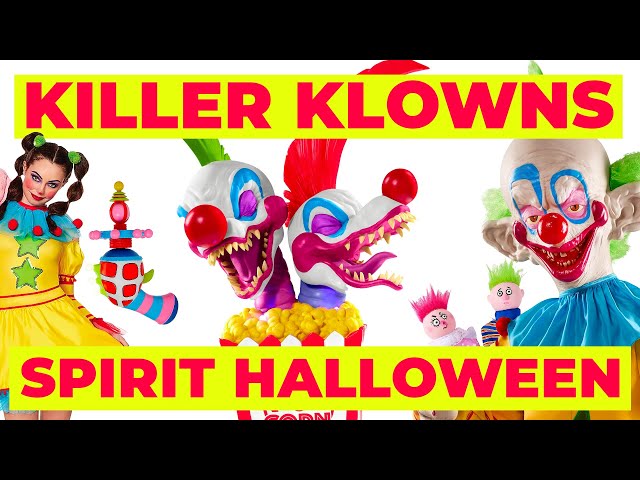 Killer Klowns Stuff at Spirit Halloween