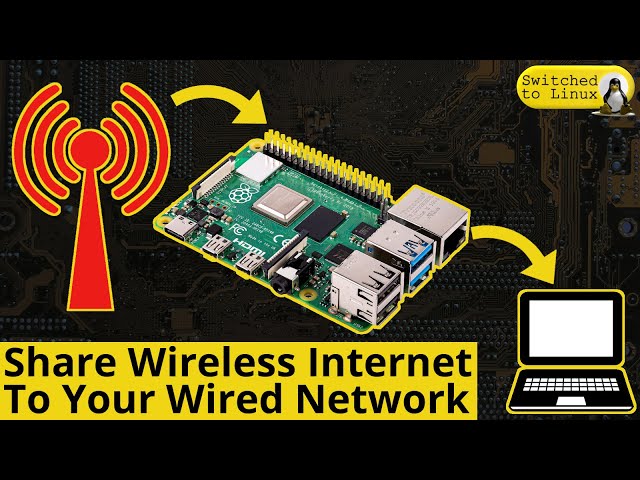 Connect to Wireless Internet, Pass it To Your Network | Raspberry Pi Wireless to LAN bridge