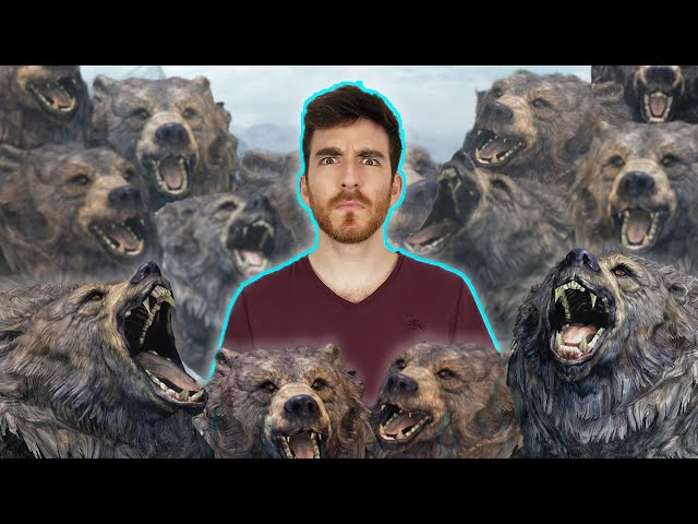 Can you play Skyrim if a BEAR spawns every 10 seconds?