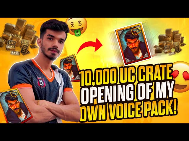 I GOT SCAMMED BY BGMI - MY SPECIAL VOICE PACK CRATE OPENING