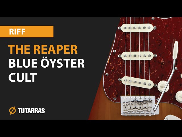THE REAPER - Blue Oyster Cult electric guitar, how to play the MAIN RIFF