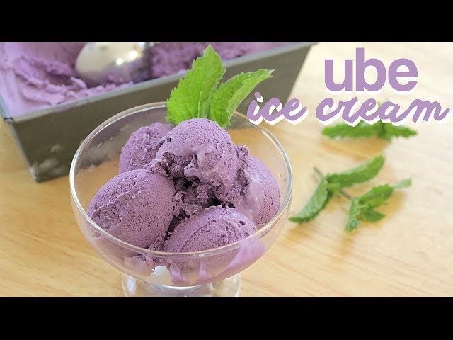 How to Make Ube Ice Cream (3 INGREDIENTS + National Ice Cream Day)