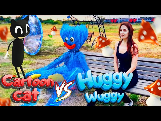 Huggy Wuggy vs Cartoon Cat in real life part 2