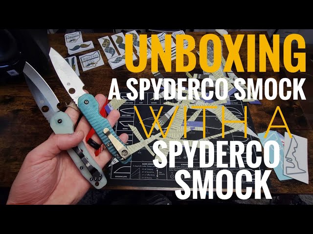 Spyderco Smock in M4 Unboxing - Unboxing a Smock With a Smock