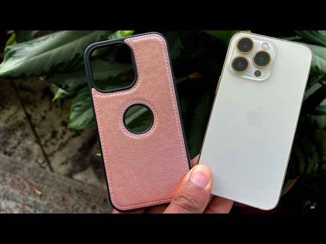 Rose Gold Leather Case For Iphone 13 Pro Unboxing And Review