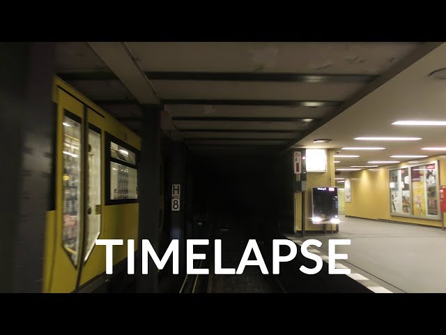 U-Bahn Berlin: Timelapse U2: Theodor-Heuss-Platz - Pankow