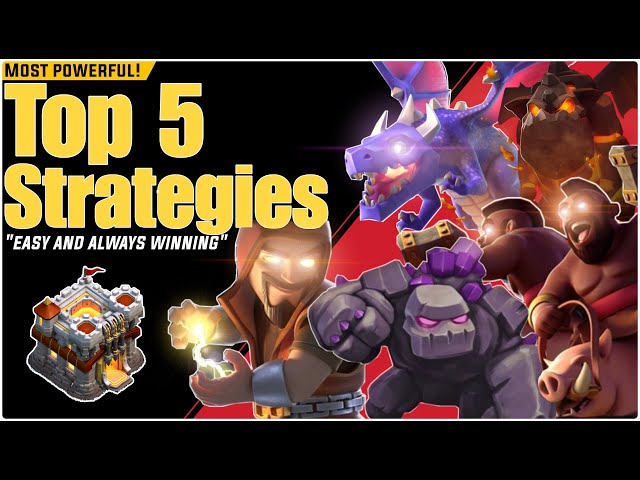 Top 5 Attack Strategies TH11 | Best Th11 Attack strategies 2023