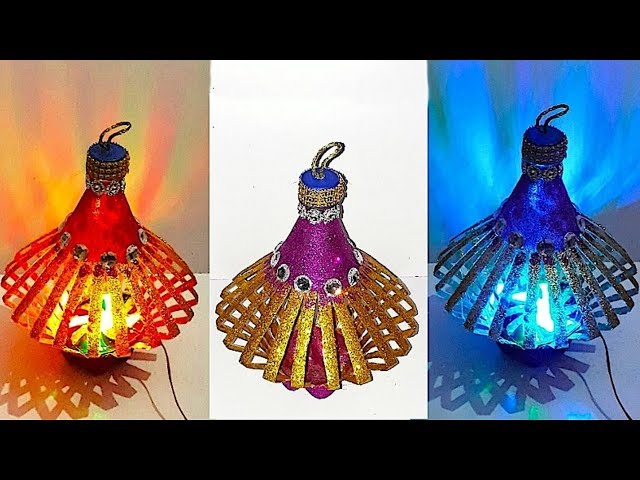 DIY - Lantern/Tealight Holder from plastic bottle (Part-4) | DIY Christmas Decorations Idea
