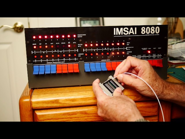 #10 IMSAI 8080  testing serial port