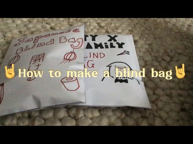 ✨how to make a blind bag✨