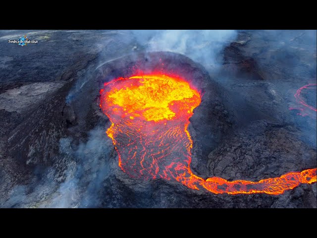 THE KING IS BACK! ICELAND VOLCANO IS MORE ALIVE THAN EVER FLOODING MERADALIR-09:00AM- August 2, 2021