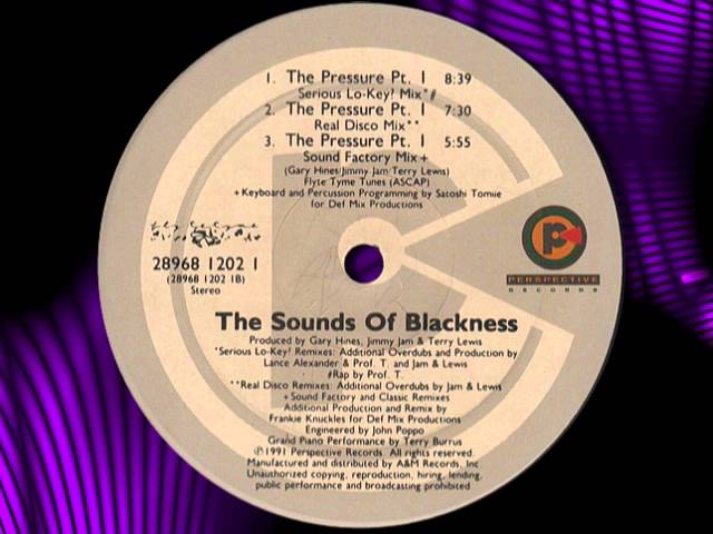 THE SOUNDS OF BLACKNESS  " The Pressure Pt.1"  (Real Disco Mix) 12"
