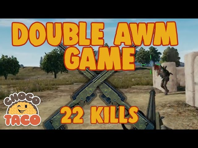2 AWMS, 22 KILLS - chocoTaco PUBG Game Recap