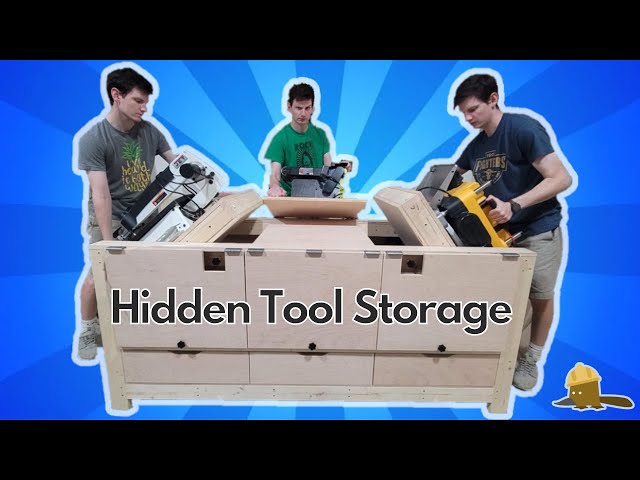 How to Make a Hidden Tool Storage Workbench