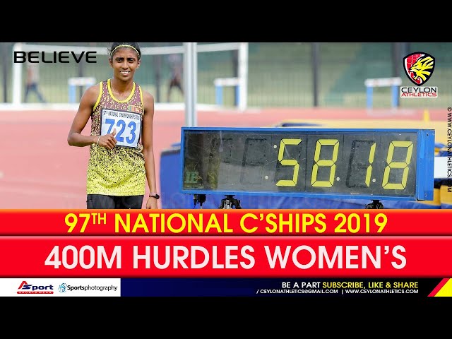 400m Hurdles Womens Finals   National Championships 2019