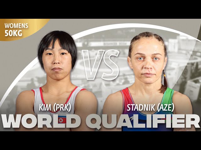 Mariya STADNIK (AZE) vs. Son hyang KIM (PRK) | 2024 World OG Qualifier | OG Qualification | WW 50Kg
