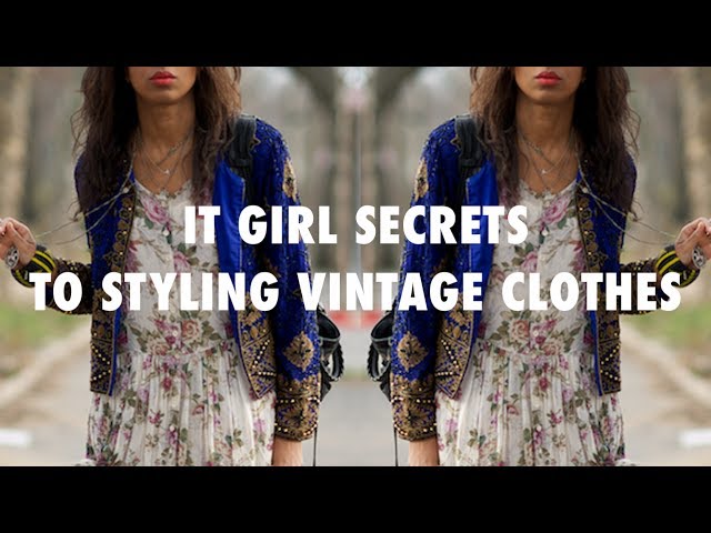 HOW TO STYLE VINTAGE CLOTHES | COATS, DRESSES, DENIM!!!