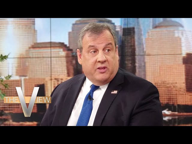 Republican Presidential Candidate Chris Christie On Trump's Rise In the Polls | The View